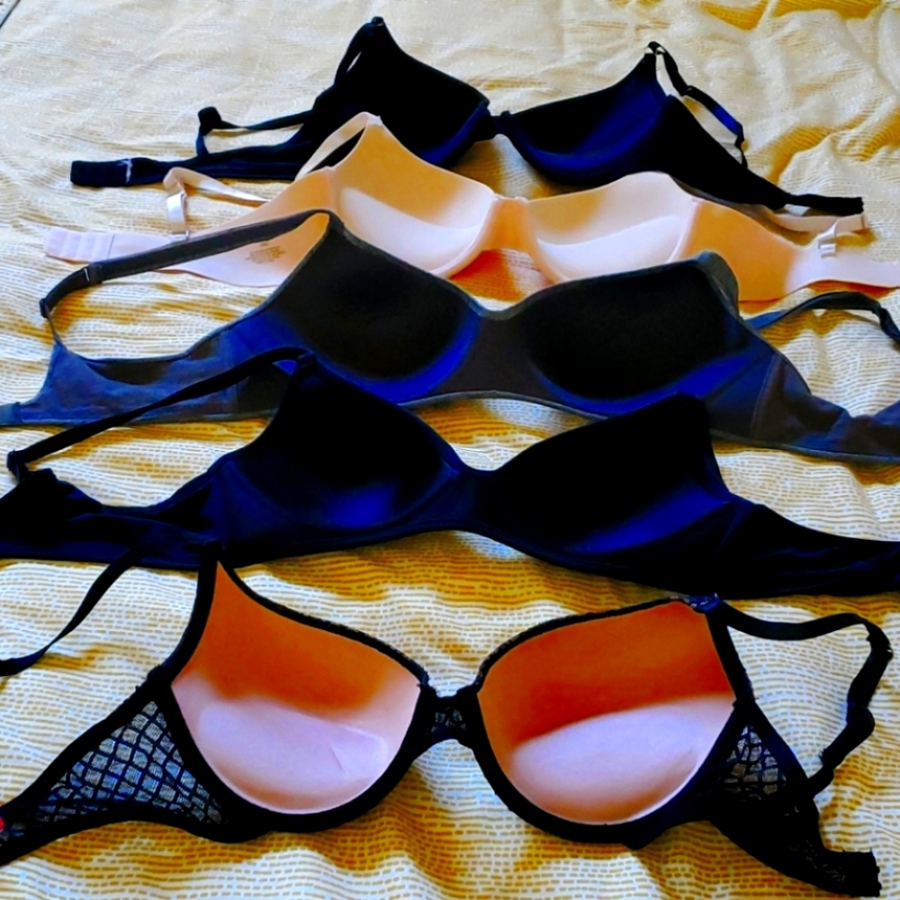 5 used bras